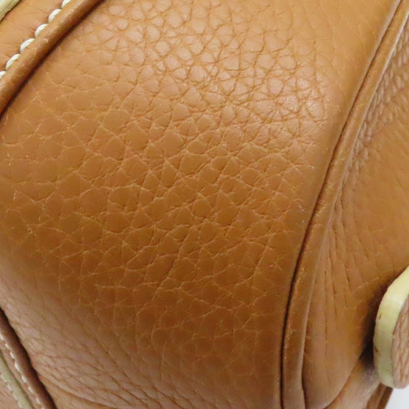 棕色 牛皮 手提 保齡球包-10