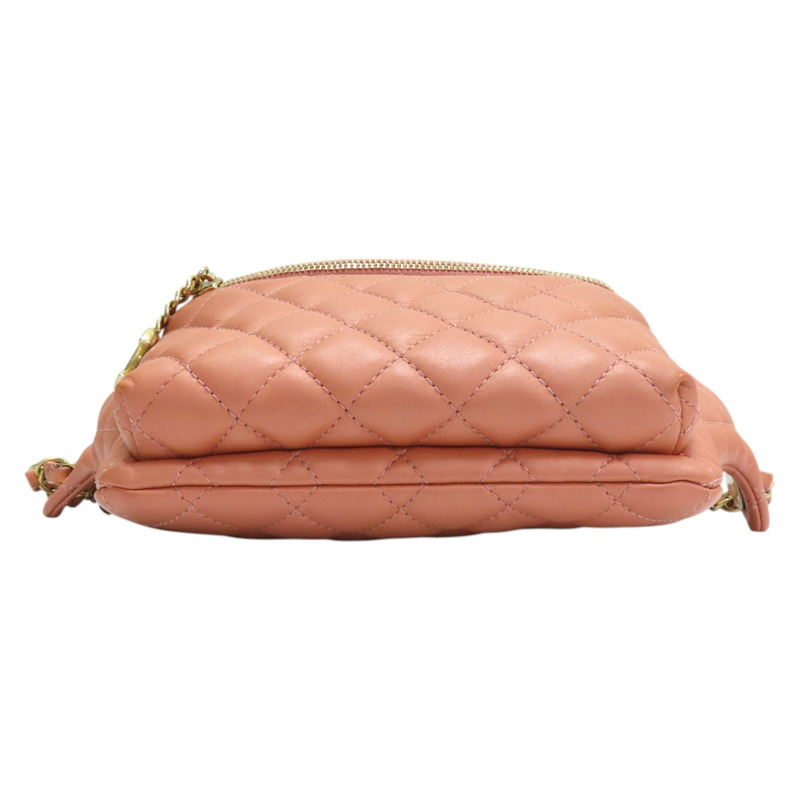 粉紅羊皮腰包 AS1272-3