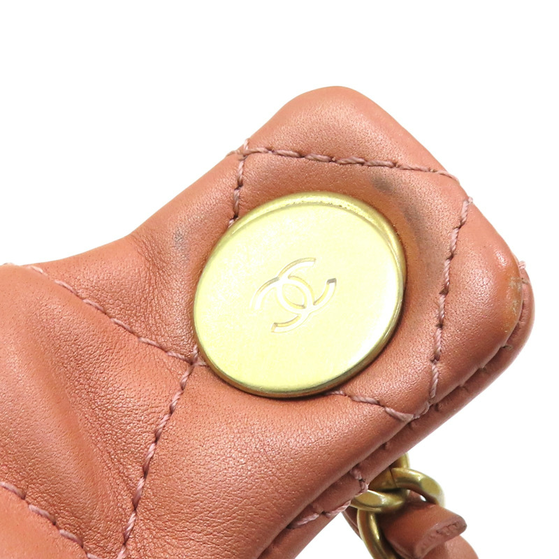 粉紅羊皮腰包 AS1272-14