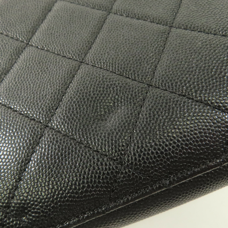 CHANEL 牛皮皮革Chain Shoulder金扣手挽肩背兩用袋-13