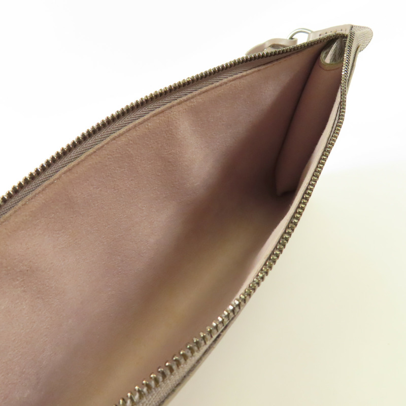 LOUIS VUITTON Epi Pochette銀扣手挽袋-4