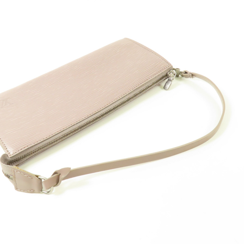 LOUIS VUITTON Epi Pochette銀扣手挽袋-5