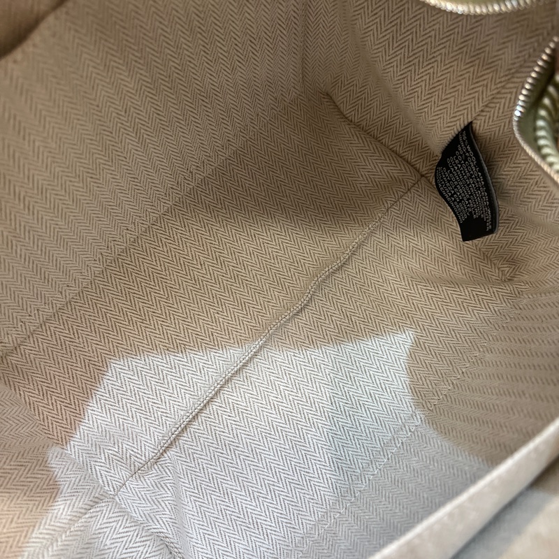 Hermes 森林綠白斜紋羊毛Bride a Brace銀扣小型手提包-11