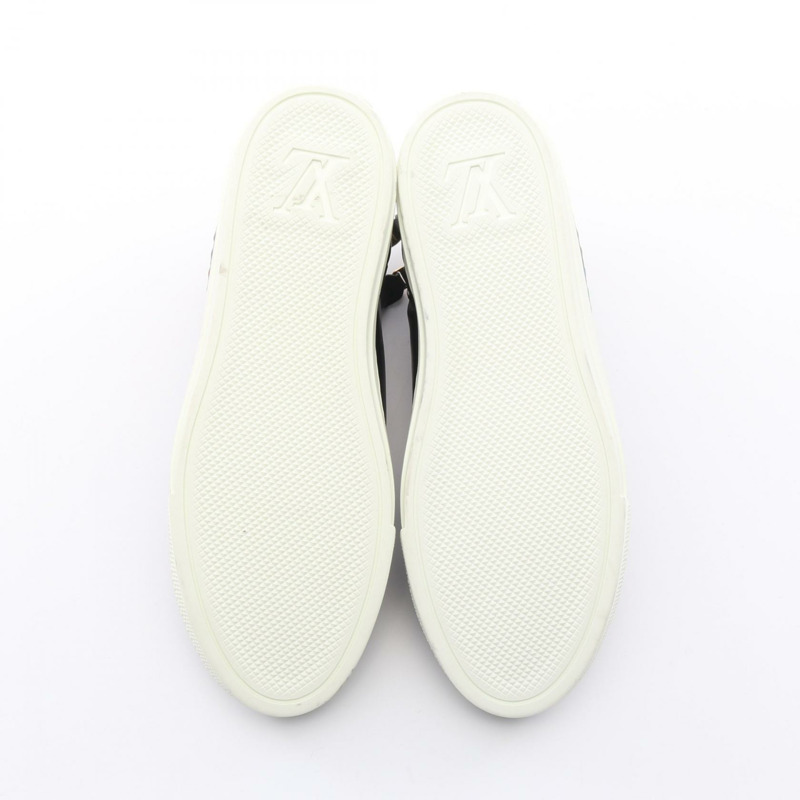 路易威登 Stellar 系列高筒繫帶運動鞋 #37 黑色皮革-3