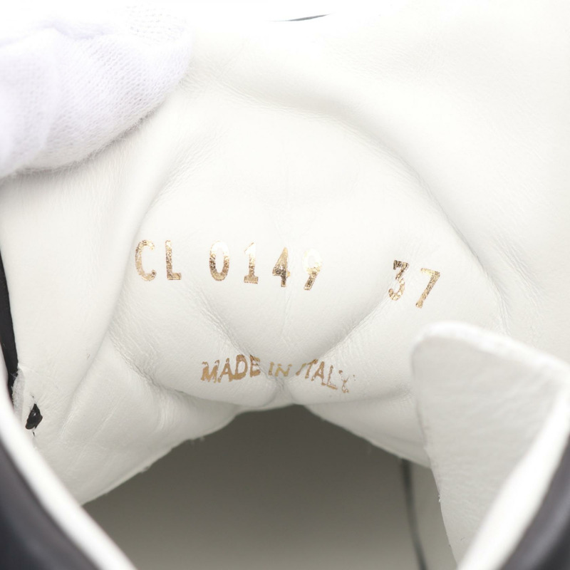 路易威登 Stellar 系列高筒繫帶運動鞋 #37 黑色皮革-5