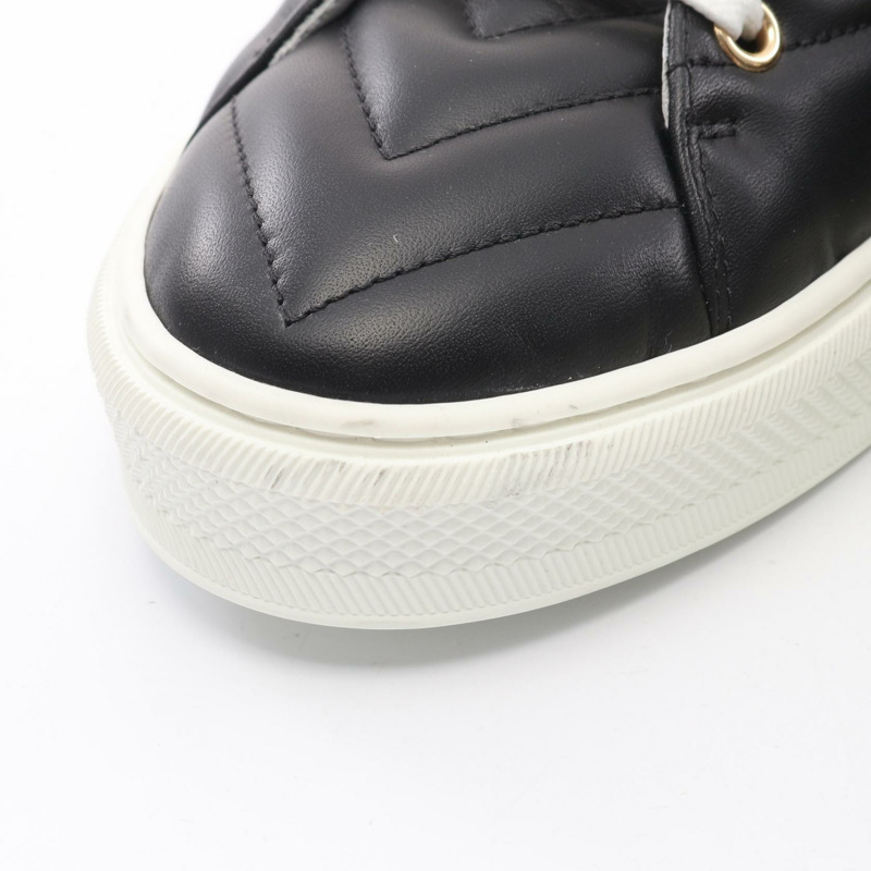 路易威登 Stellar 系列高筒繫帶運動鞋 #37 黑色皮革-6