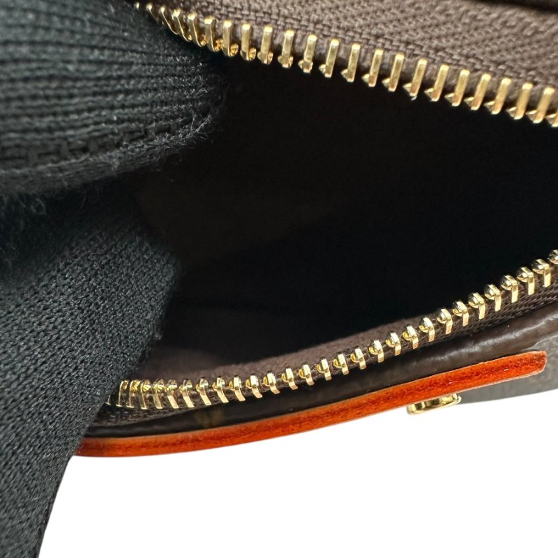 【美收精品】LOUIS VUITTON 金扣鏈帶手挽肩背兩用袋棕色 A-994【隔月月中將轉賣至日本 上架期限30天】-9