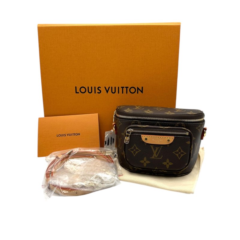 【美收精品】LOUIS VUITTON 金扣鏈帶手挽肩背兩用袋棕色 A-994【隔月月中將轉賣至日本 上架期限30天】-12