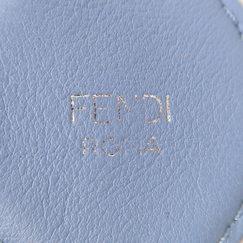 FENDI 皮革Shoulder Strap銀扣肩背帶-6