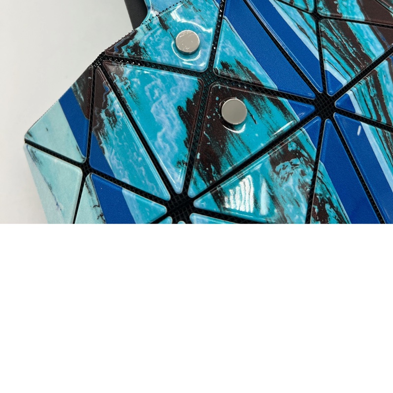 BaoBao 三宅ㄧ生藍黑潑墨手提/肩背包-7