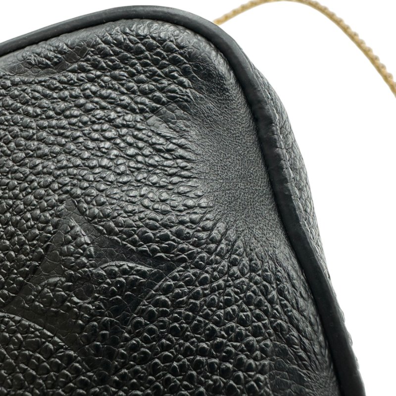 【美收精品】Louis Vuitton 鍊帶信封式斜背包(黑色) B-1【隔月月中將轉賣至日本 上架期限30天】-7