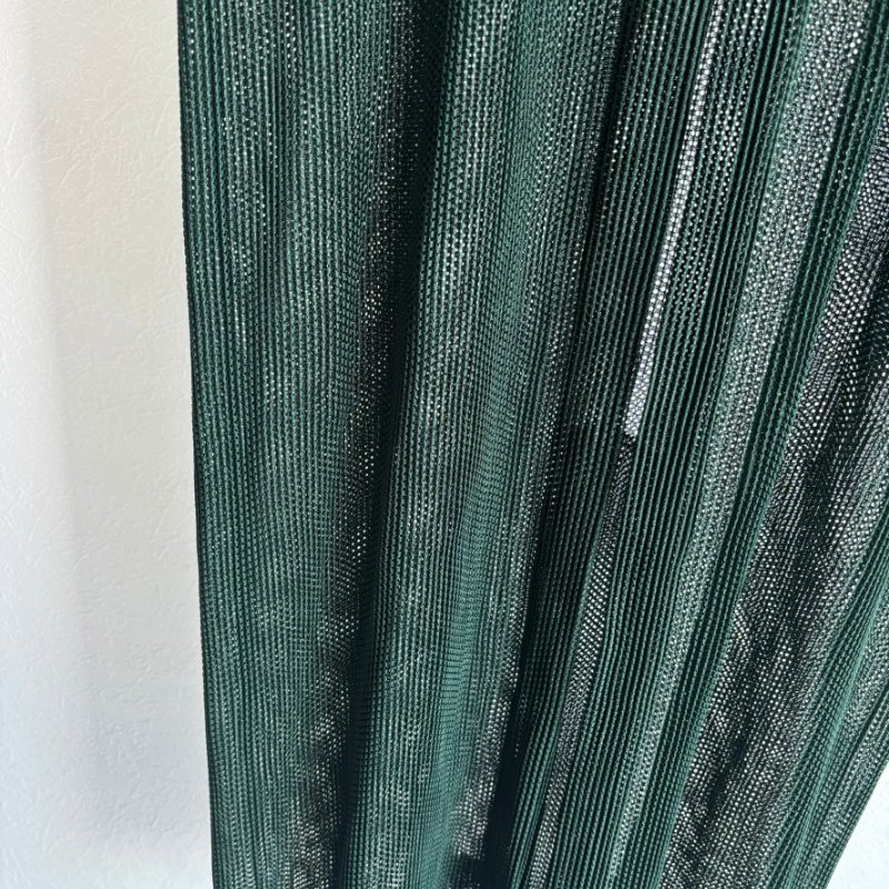 PLEATS PLEASE ISSEY MIYAKE 三宅一生PP 松綠色網狀長版背心罩衫3號-8
