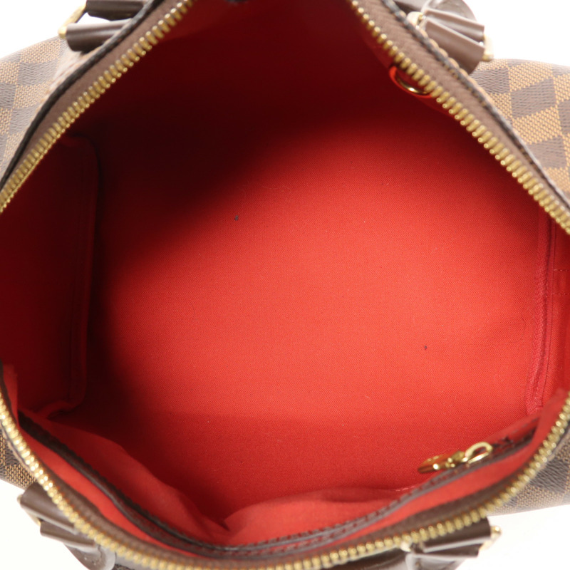 LOUIS VUITTON Damier Speedy Bandouliere 30金扣手挽肩背兩用袋-14