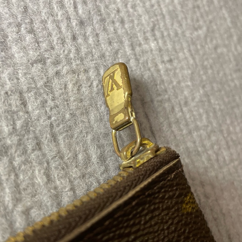 LV Louis Vuitton Monogram Coin Case 零錢包-2