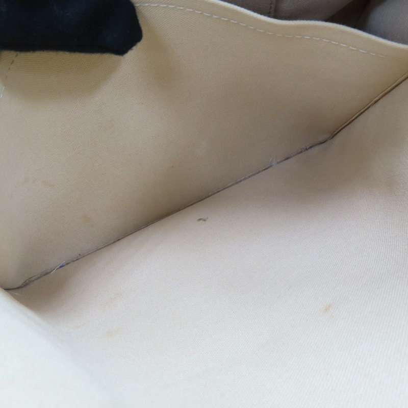 白色 棋盤格 帆布 Totally MM 托特包 N51262-6