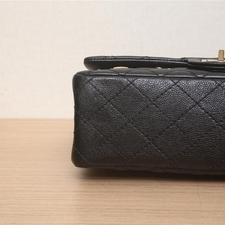 CHANEL(香奈兒) 2.55 口蓋包 小號 24cm 晚宴刀叉徽章菱格紋 21開-3