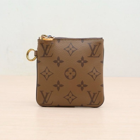 LOUIS VUITTON(路易威登) 中號 正方形零錢包 老花 PVC