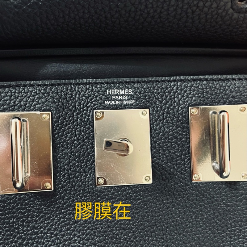 Hermes Hac a dos kelly黑銀W刻-9