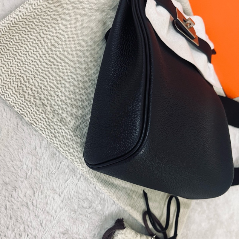 Hermes Hac a dos kelly黑銀W刻-13