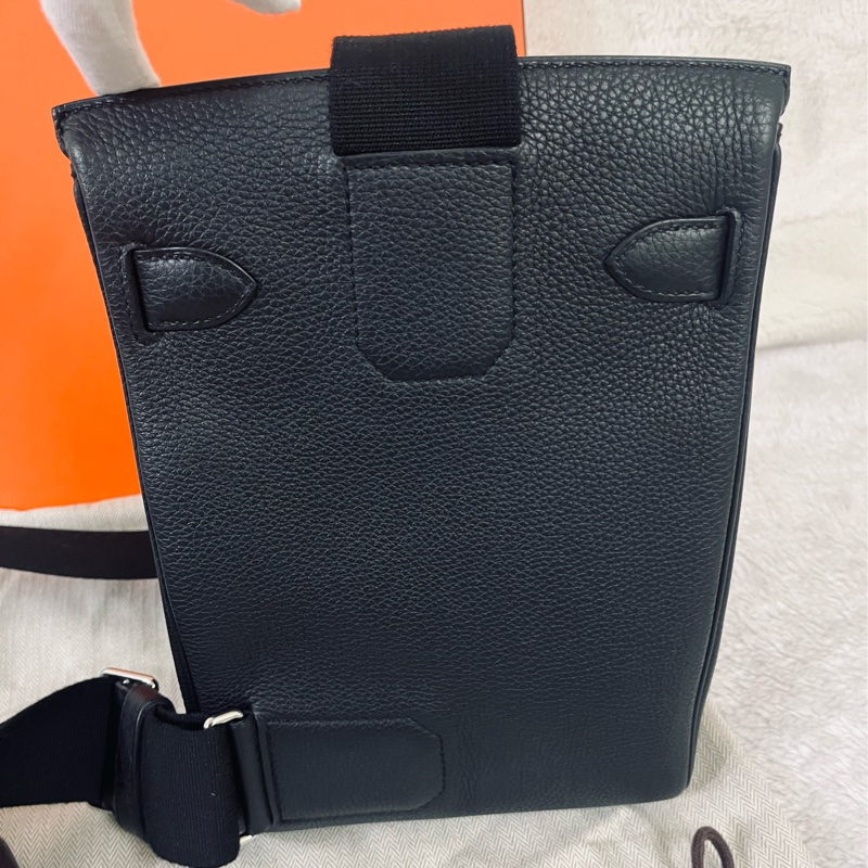 Hermes Hac a dos kelly黑銀W刻-27
