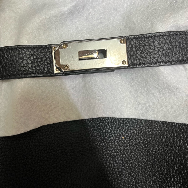 Hermes Hac a dos kelly黑銀W刻-33