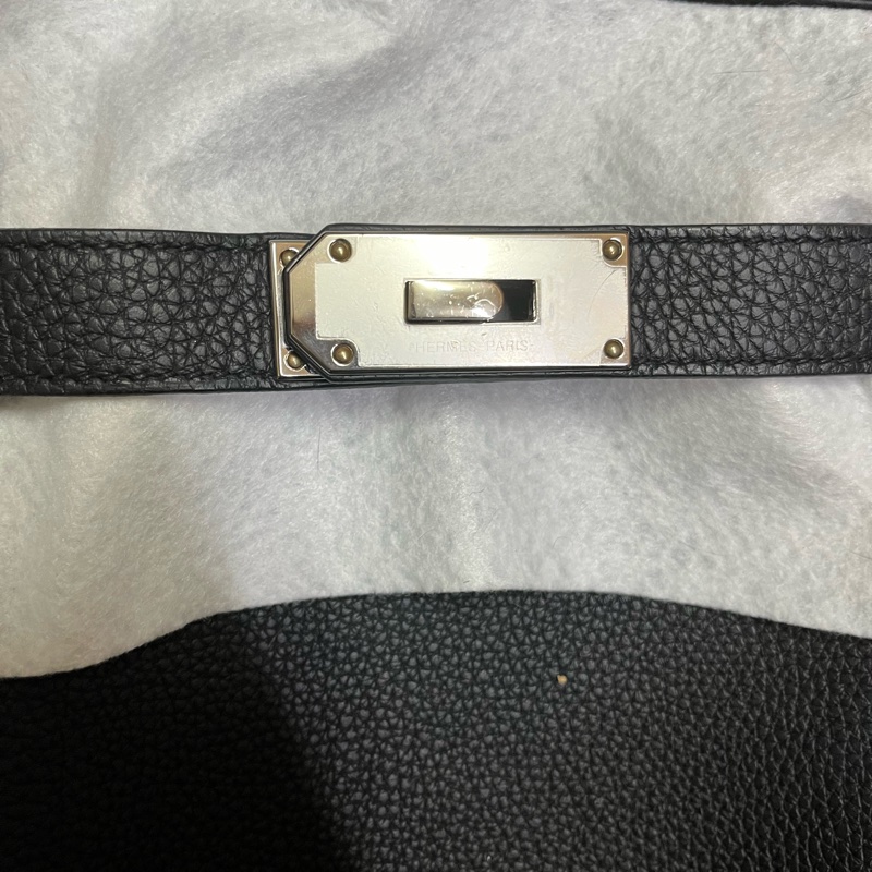 Hermes Hac a dos kelly黑銀W刻-34