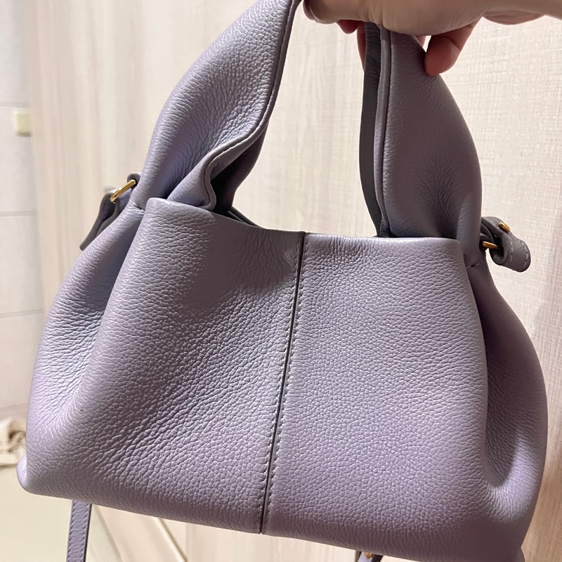 Polene number neuf mini 紫色雲朵包-5