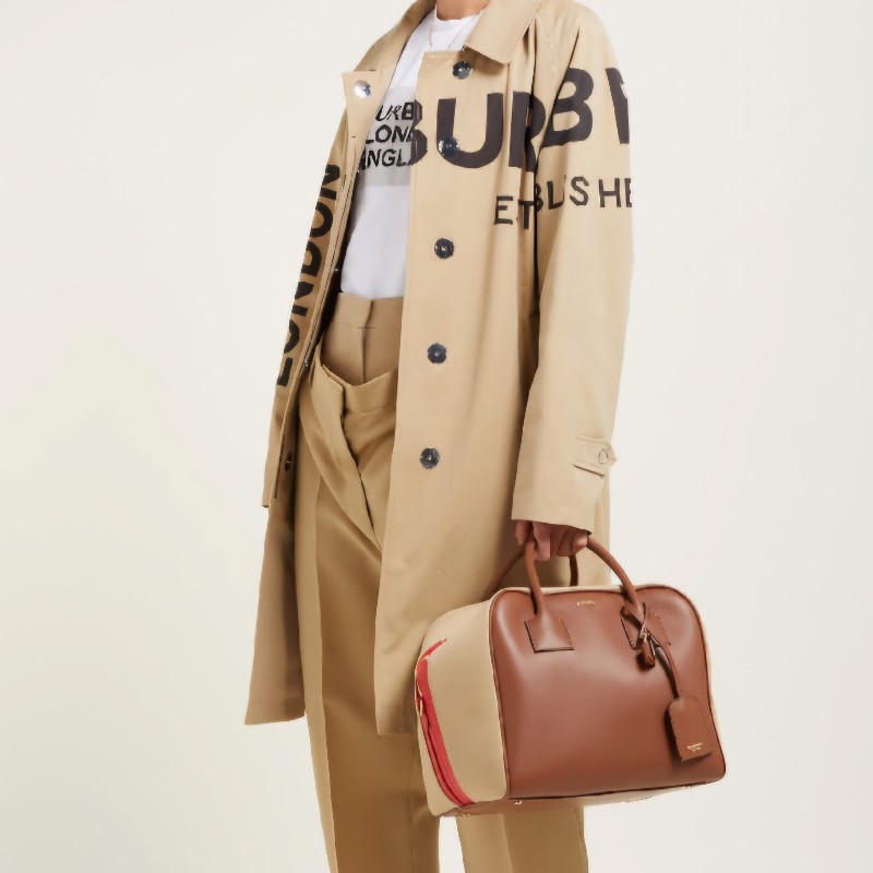 NOW BAGS|【二手現貨】Burberry canvas 保齡球包-0