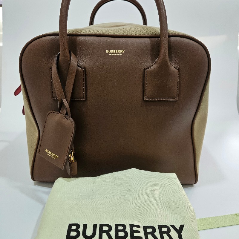 NOW BAGS|【二手現貨】Burberry canvas 保齡球包-1