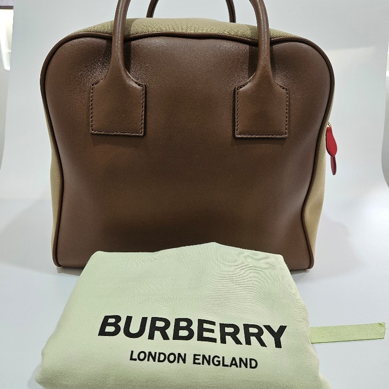 NOW BAGS|【二手現貨】Burberry canvas 保齡球包-2