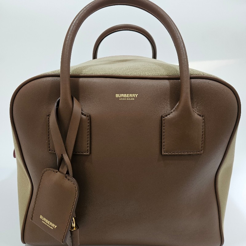 NOW BAGS|【二手現貨】Burberry canvas 保齡球包-3