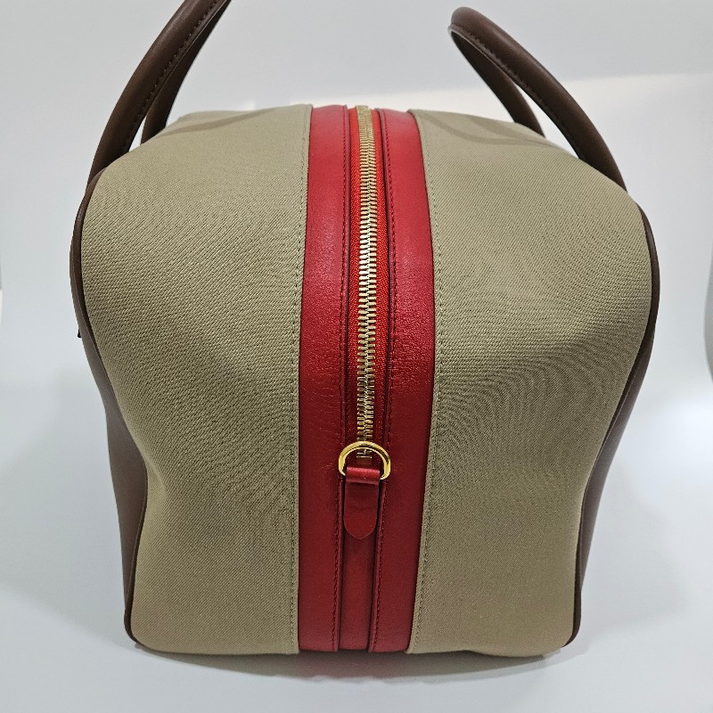 NOW BAGS|【二手現貨】Burberry canvas 保齡球包-6