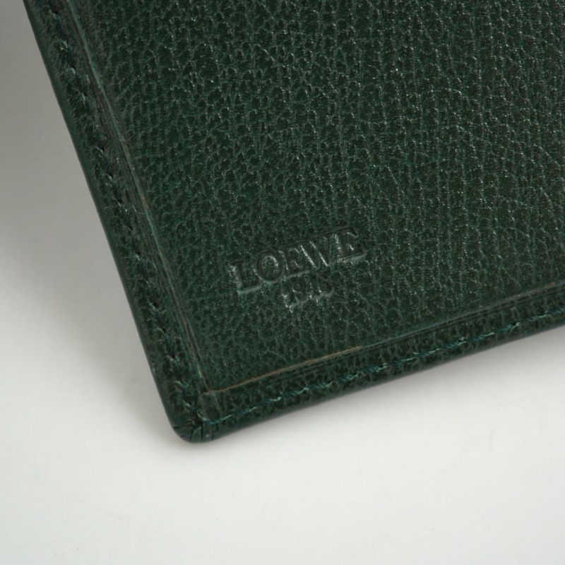 🎀近新閒置品🎀 Loewe金色蛇骨雙拼色短夾錢包|經典花紋✦fufu style 精品✦ 氣質款-4