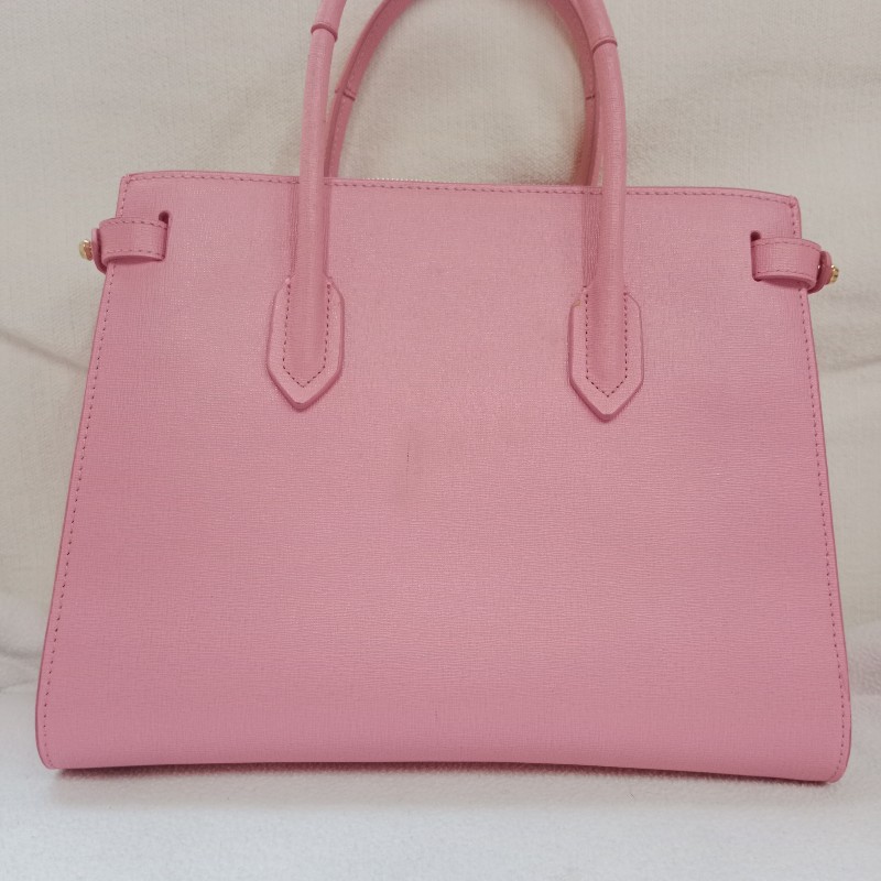 FURLA粉色手提包-1