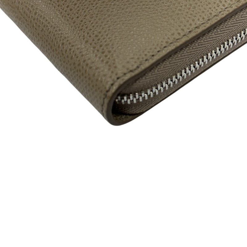 灰色 牛皮 Continental 拉鏈 長夾【CELINE 賽琳】-9