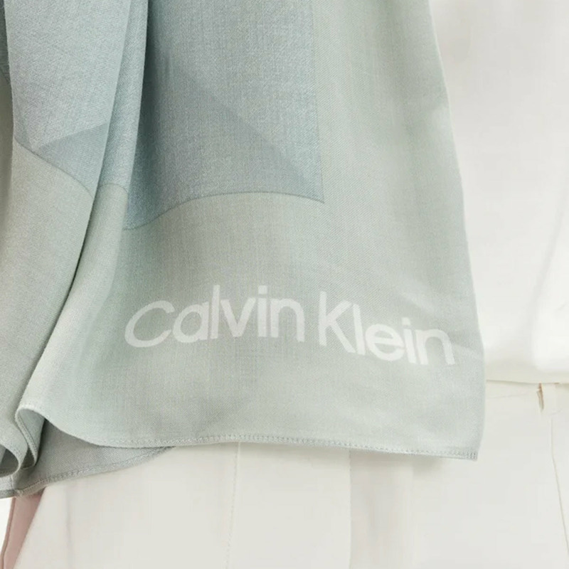 Calvin Klein - Foulard Quilt Print Pigeon - K60K611710 - PIGEON-4