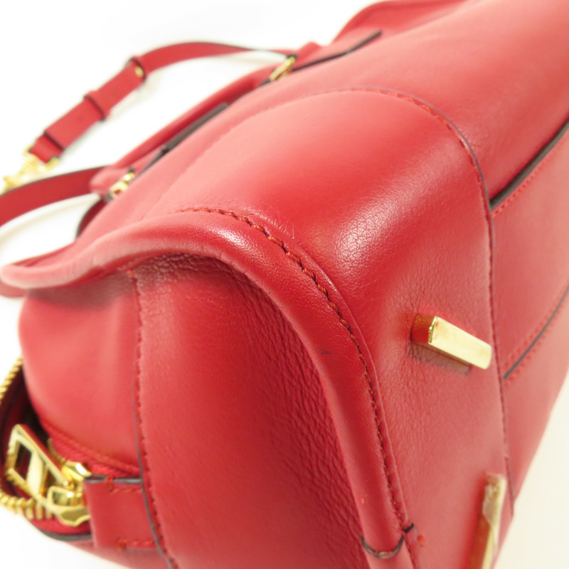 LOEWE 牛皮皮革Shoulder Bag金扣手挽肩背兩用袋-6