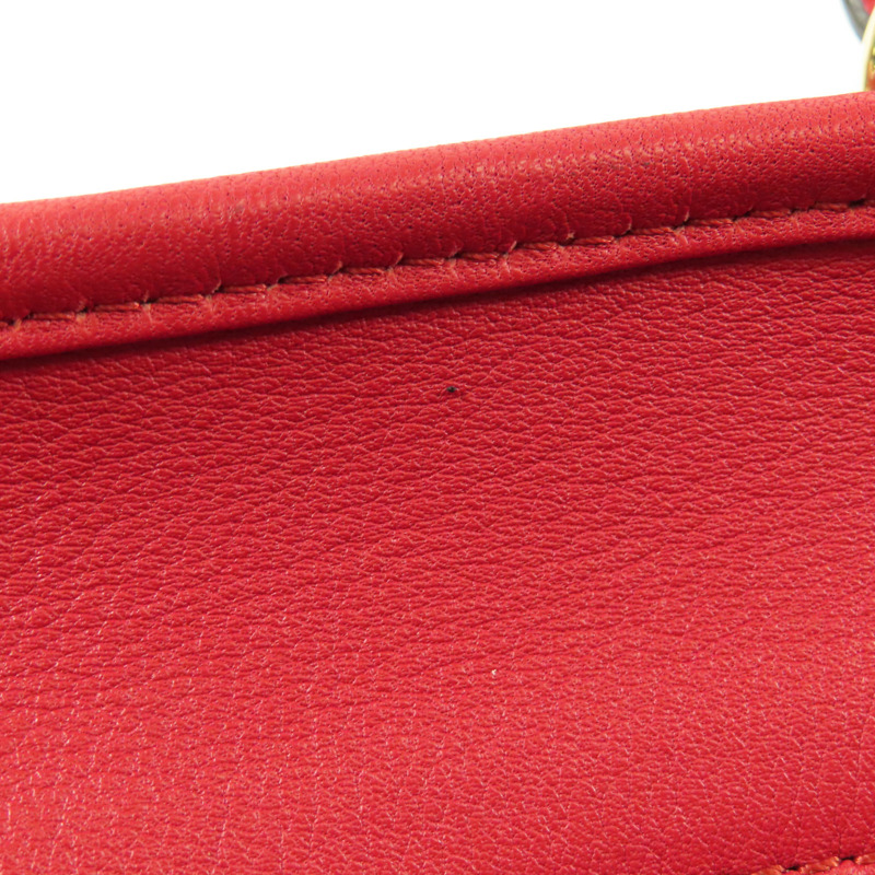 LOEWE 牛皮皮革Shoulder Bag金扣手挽肩背兩用袋-18