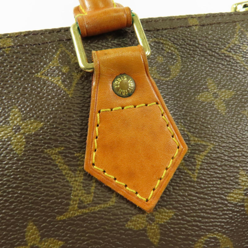 LOUIS VUITTON Monogram Speedy 30金扣手挽袋棕色-11