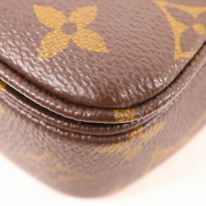 LOUIS VUITTON Monogram Marceau金扣鏈帶肩背袋棕色-7
