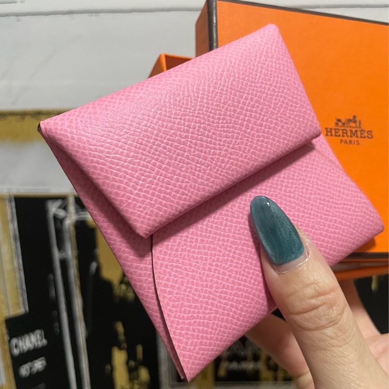 Hermes 粉紅色cons bag-1