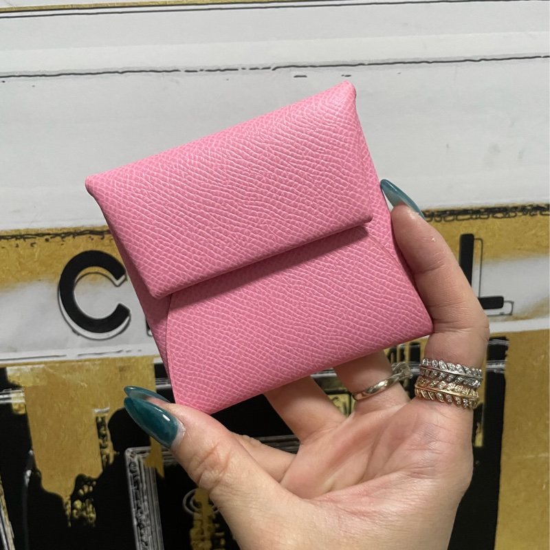 Hermes 粉紅色cons bag-2