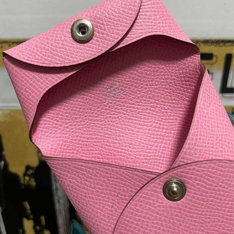 Hermes 粉紅色cons bag-7