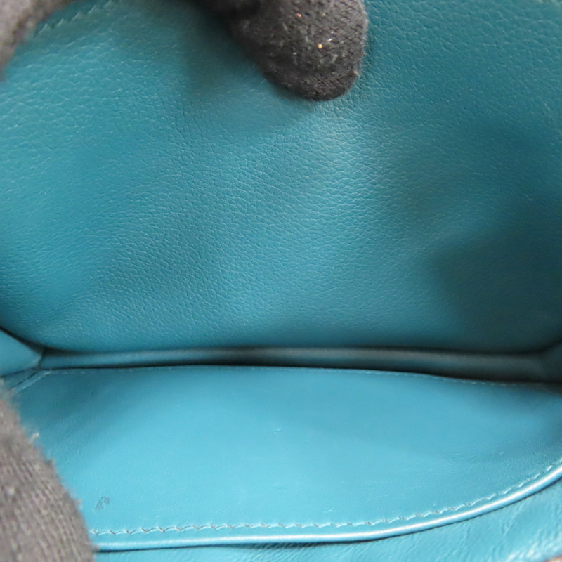 孔雀綠 Evercolor 牛皮 Constance 19 康康包 肩背包 U刻 金扣【HERMES 愛馬仕】-5