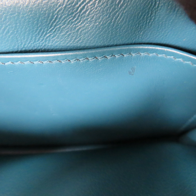 孔雀綠 Evercolor 牛皮 Constance 19 康康包 肩背包 U刻 金扣【HERMES 愛馬仕】-6