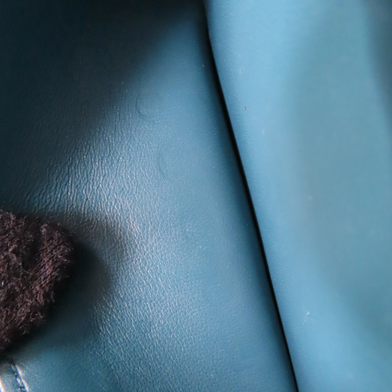 孔雀綠 Evercolor 牛皮 Constance 19 康康包 肩背包 U刻 金扣【HERMES 愛馬仕】-17