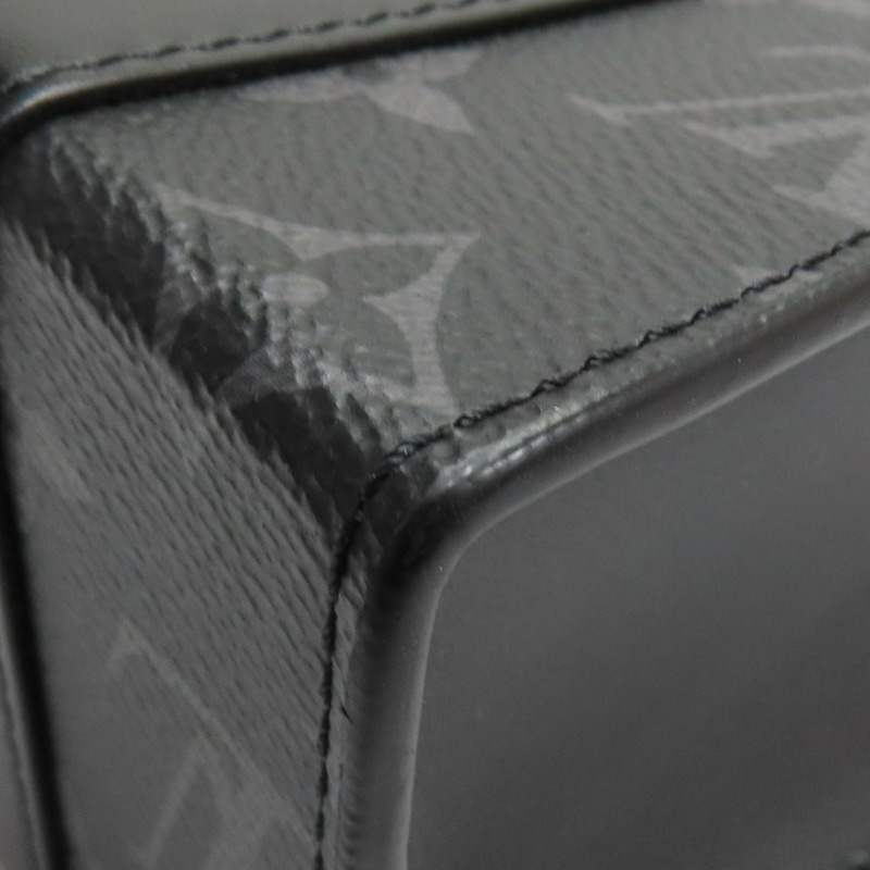 黑色 原花 帆布 Sac Plat Mini 兩用包 M46453-12
