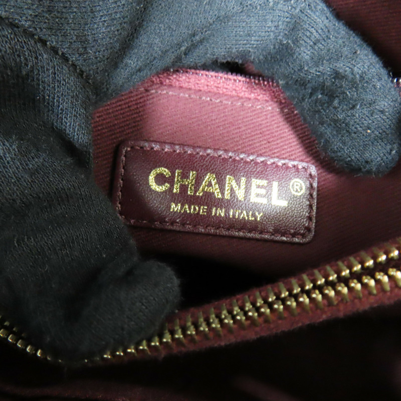 黑色菱格紋皮革鏈帶CoCo肩背A92991-6