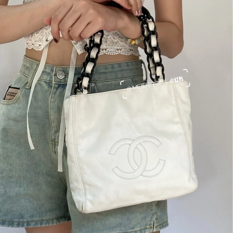 🌸 Chanel稀有玳瑁托特包｜慵懒随性也太好背｜老香控-0