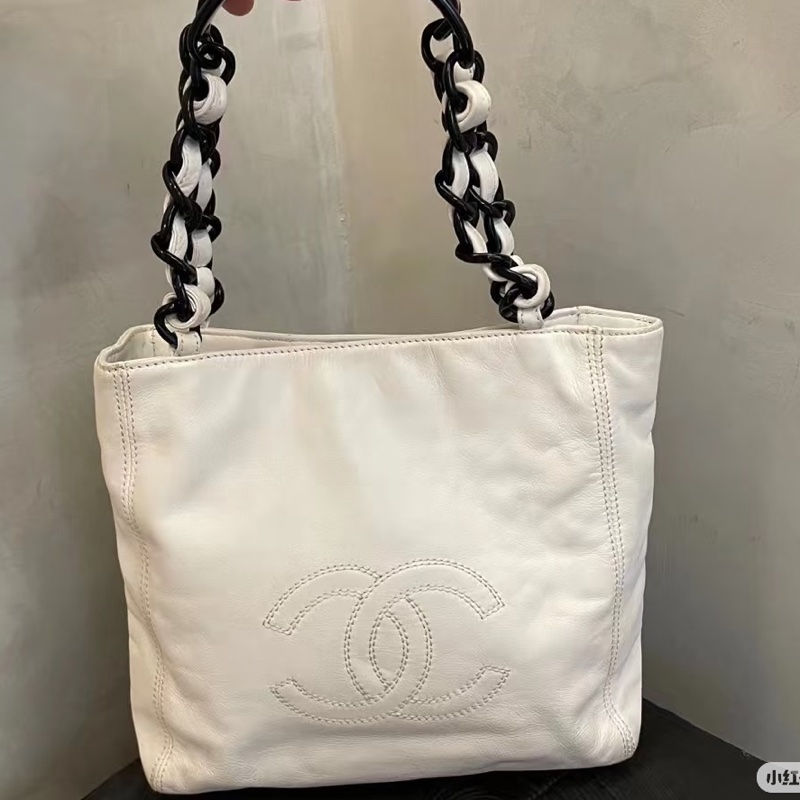 🌸 Chanel稀有玳瑁托特包｜慵懒随性也太好背｜老香控-5